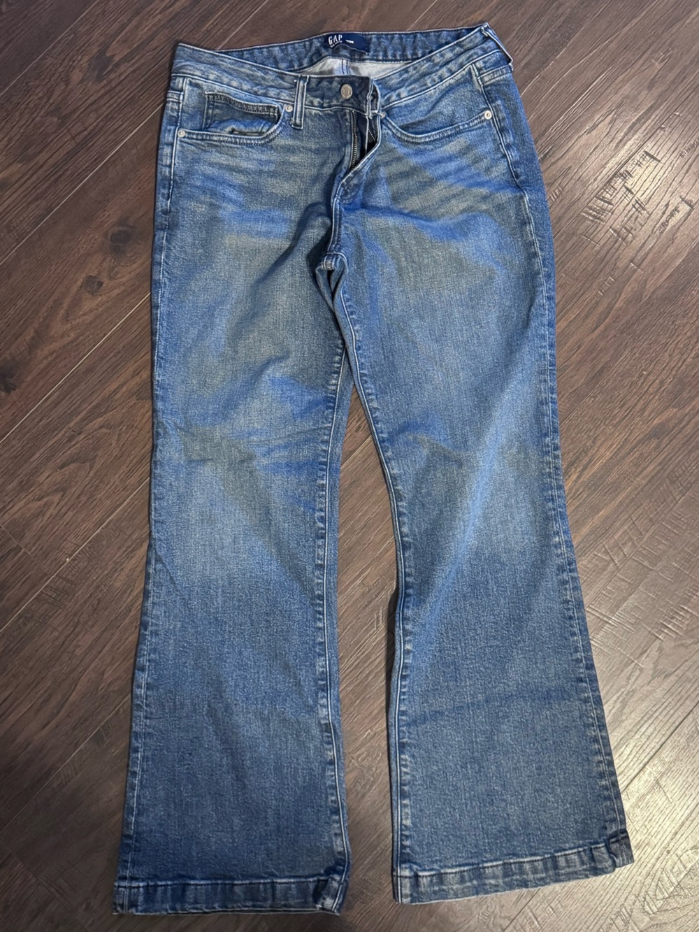 GAP Women's Blue Flared Jeans